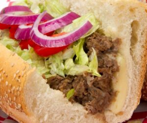 Rib-Eye Cheese Steak Garden Sub (Steak or Chicken)