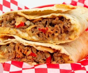 Super Cheese Steak Wrap