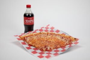 2 Plain Slices & a 20 oz. Bottle of Coke