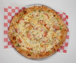 Triple Medley Deluxe Pizza