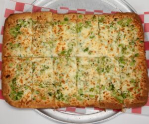 Sicilian Broccoli & Cheese Pizza